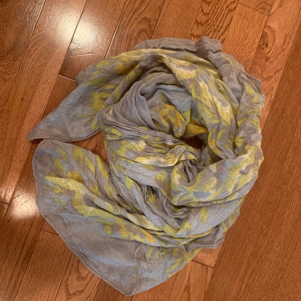 Printed designer scarf